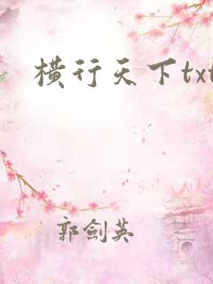 横行天下txt