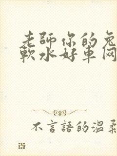 老师你的兔子好软水好车网站
