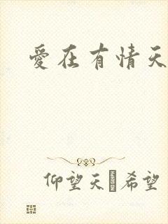爱在有情天小说