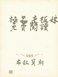 极品老板娘全文免费阅读