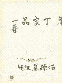 一品家丁 犀利哥