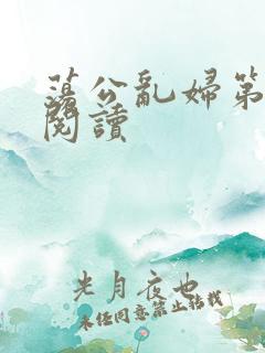 荡公乱妇第二部阅读