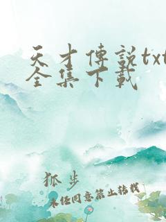 天才传说txt全集下载