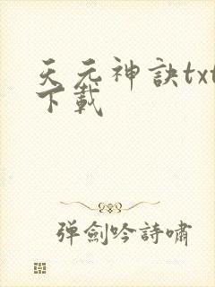 天元神诀txt下载