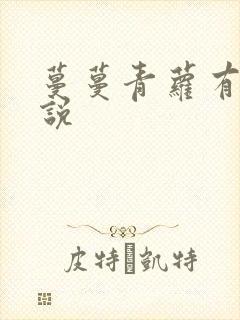 蔓蔓青萝有声小说