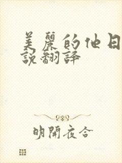 美丽的他日剧小说翻译