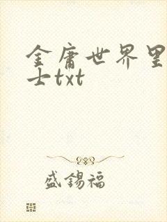 金庸世界里的道士txt