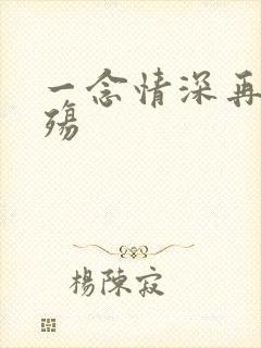 一念情深再念成殇