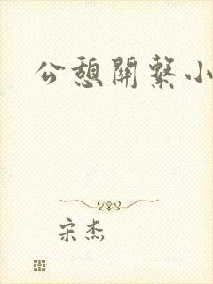 公憩关系小说