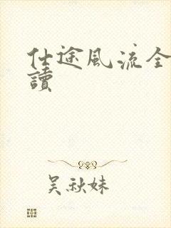 仕途风流全文阅读