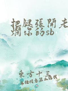 把腿张开老子臊烂你的sb