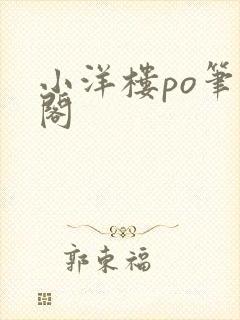 小洋楼po笔趣阁