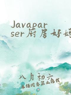 Javaparser厨房好妈妈
