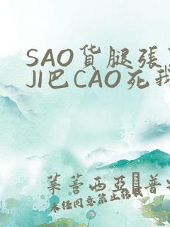 SAO货腿张开JI巴CAO死我