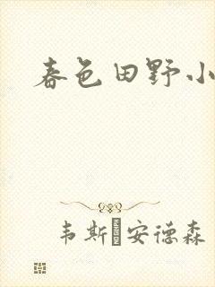 春色田野小说