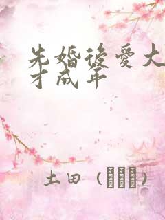 先婚后爱大叔我才成年