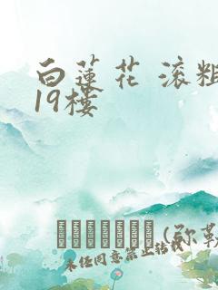 白莲花 滚粗 19楼
