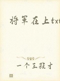 将军在上txt