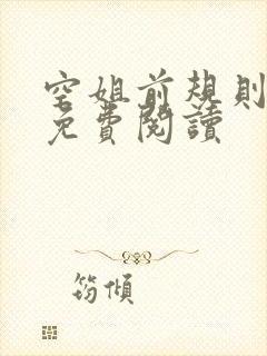 空姐前规则小说免费阅读