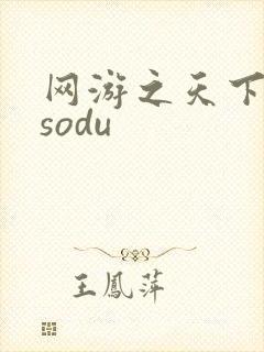 网游之天下无双sodu