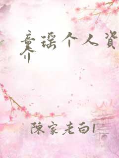 童瑶个人资料简介