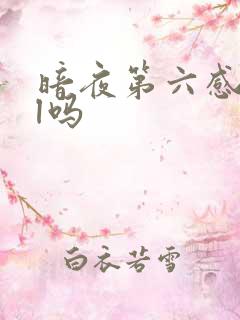 暗夜第六感是bl吗