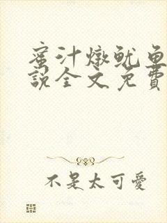 蜜汁炖鱿鱼2小说全文免费阅读