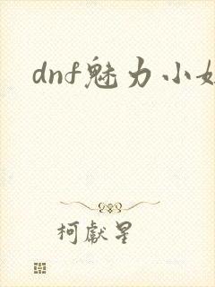 dnf魅力小妞