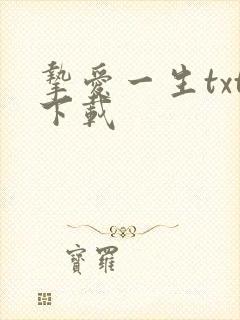 挚爱一生txt下载