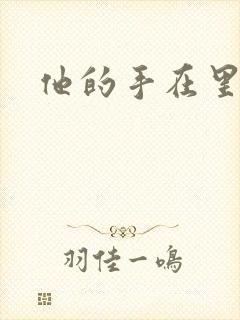 他的手在里面动