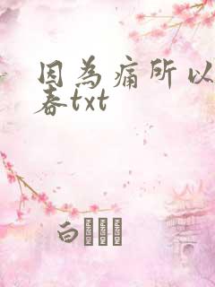 因为痛所以叫青春txt