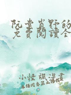 阮棠肖野的小说免费阅读全文