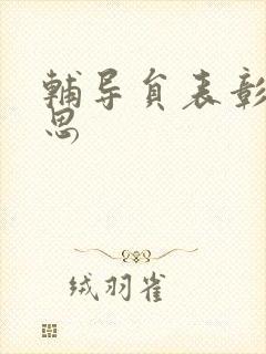 辅导员表彰周思思