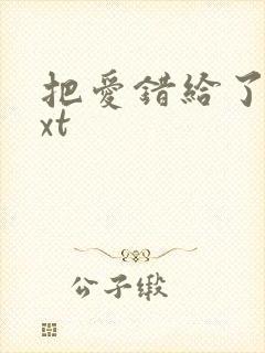 把爱错给了你txt