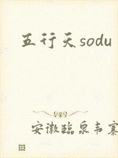 五行天sodu