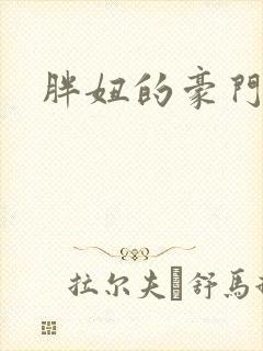 胖妞的豪门之旅