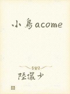 小鸟acome