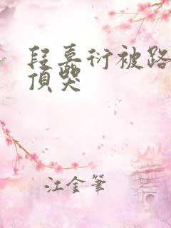 段嘉衍被路星辞顶哭