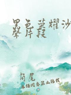 黑色荣耀沙发原声片段