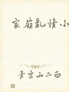 家庭乱情小说