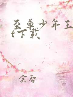 至尊少年王txt下载