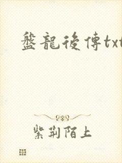 盘龙后传txt