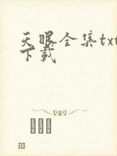 天眼全集txt下载