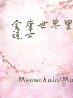 金庸世界里的小道士