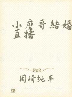 小么哥结婚视频直播