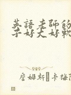 英语老师的小兔子好大好软水