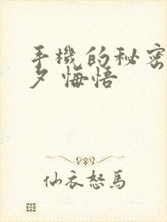 手机的秘密 七夕 悔悟