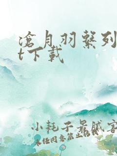 沧月羽系列txt下载