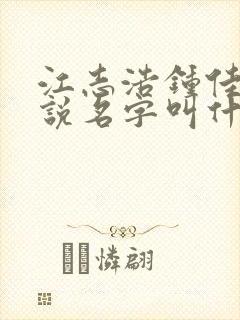 江志浩钟佳薇小说名字叫什么