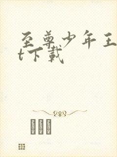 至尊少年王txt下载